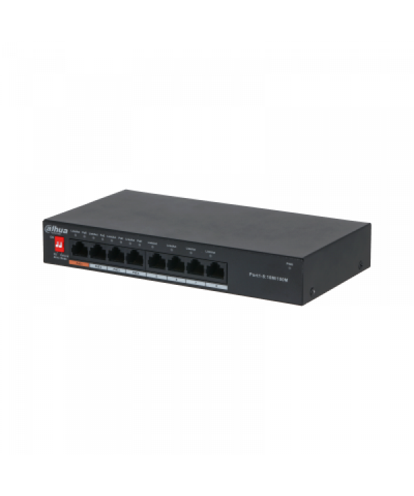 Dahua DH-PFS3008-8ET-60 8-портовый коммутатор Fast Ethernet PoE с 4-портовым PoE