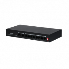 Dahua DH-PFS3010-8ET-65 10-портовый коммутатор Fast Ethernet с 8-портовым PoE