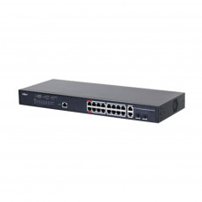 DH-PFS4218-16GT-230 16-портовый гигабитный управляемый коммутатор с PoE, уровень L2