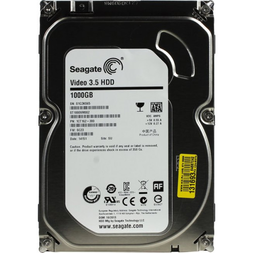Жесткий диск Seagate Video 3.5 HDD 1 Тб ST1000VM002 SATA