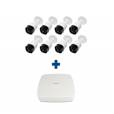 Комплект HD 8 уличных камер Dahua HAC-HFW1000RP-S3-0360B