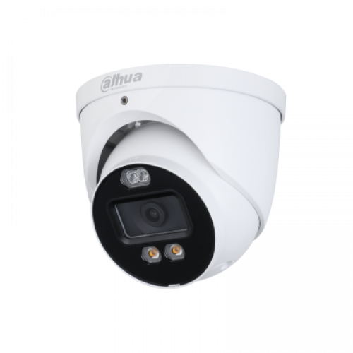 DH-HAC-ME1809H-A-PV-POC Dahua Полноцветная видеокамера с активным сдерживанием и фиксированной купольной камерой 4K HDCVI