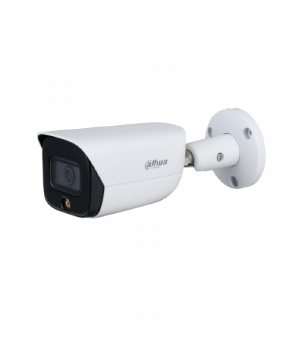DH-IPC-HFW3449E-AS-LED Dahua 4-мегапиксельная полноцветная цилиндрическая IP видеокамера WizSense со светодиодной подсветкой и фиксированным фокусным расстоянием
