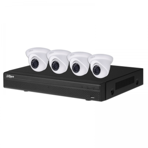 DH-KIT/NVR4104H-P/4-HDW1220S Dahua Комплект видеорегистратора 1080P